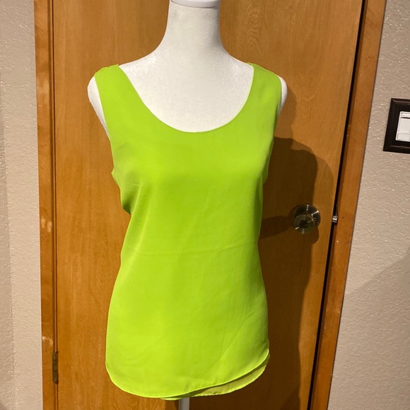 Women’s Cato large tank top lime green - Picture 1 of 4